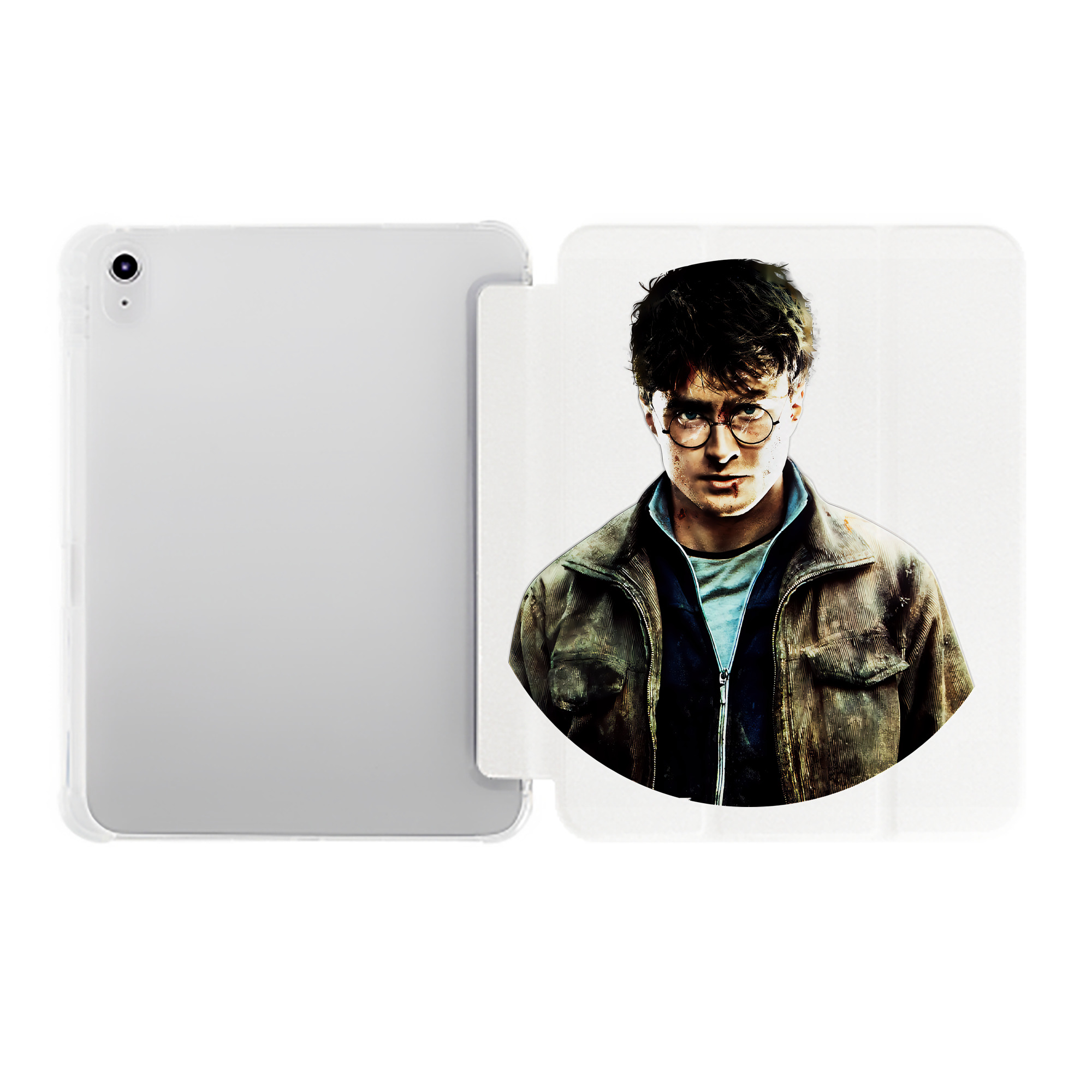 （画像用） Harry Potter ハリー・ポッターシリーズ IPad ケース ペン収納付き 三つ折りスタンド PUレザー×シリコン 対応機種9.5/10.5/10.9インチ